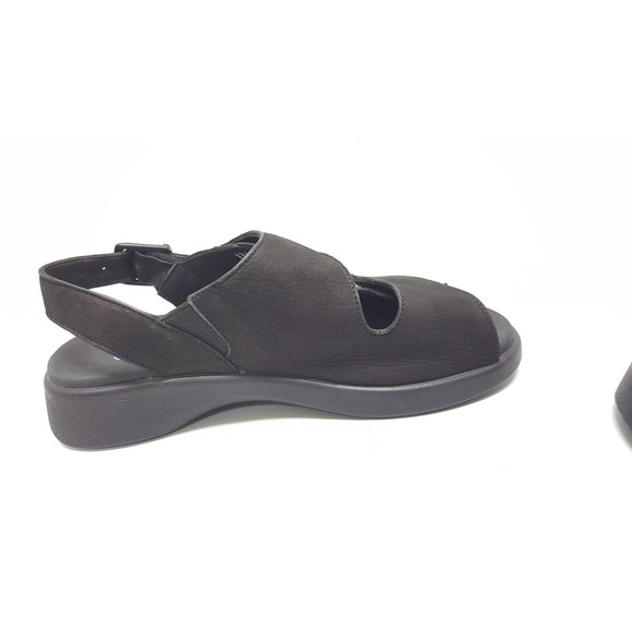 Wolky Sandals Womens Nimes Size 5.5 Nubuck Leather Shoes 2 Strap Slingback 617 - Picture 6 of 12